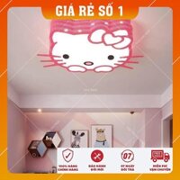 Đèn Ốp Trần - Đèn LED Ốp Trần phòng ngủ cho bé Hello Kitty, 3 chế độ áng sáng HTOT-09