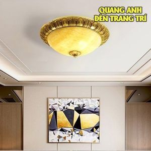 Đèn ốp trần đồng đá 218-400