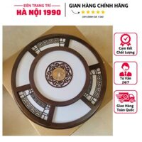 Đèn Ốp Trần Gỗ Cao Cấp Hình Tròn 8601, Đèn Led Ốp Trần Trang Trí Phòng Khách, Phòng Ngủ