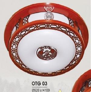 Đèn ốp trần gỗ OTG03