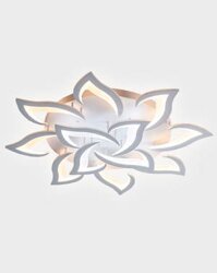 Đèn Ốp Trần Hiện Đại Hợp Kim Hình Hoa Sen 12 Cánh LED VRG-MT3658-12