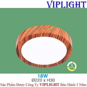 Đèn ốp trần Hufa MPGT-18W