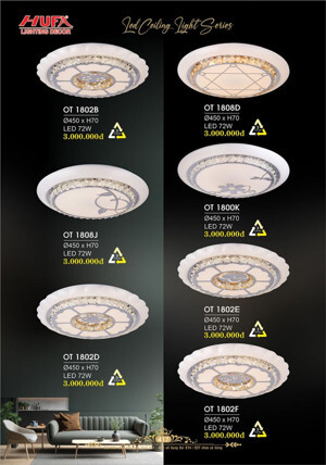 Đèn ốp trần Hufa OT 1802D