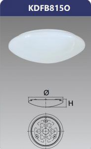 Đèn ốp trần led 15W