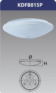 Đèn ốp trần led 15W