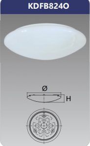 Đèn ốp trần led 24W