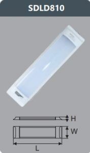 Đèn ốp trần led chụp mica 10w SDLD810