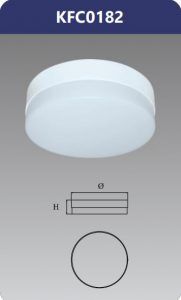Đèn ốp trần led đế nhôm 18W