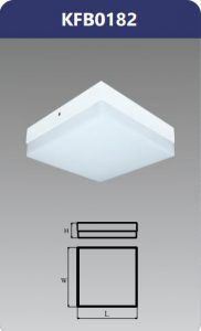 Đèn ốp trần led đế nhôm 18W