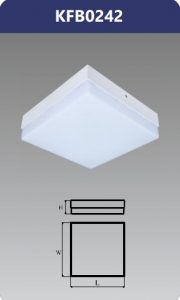 Đèn ốp trần led đế nhôm 24W