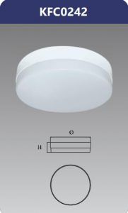 Đèn ốp trần led đế nhôm 24W