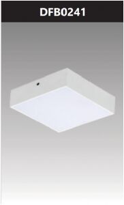 Đèn ốp trần led đế nhôm vuông 24W
