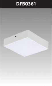 Đèn ốp trần led đế nhôm vuông 36W