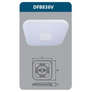 Đèn ốp trần led điều khiển Duhal DFB836V