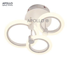 Đèn ốp trần LED Mica Arcylic vòng tròn DOT 6936A