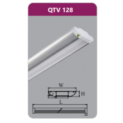 Đèn ốp trần led siêu mỏng Duhal QTV128