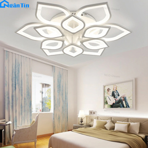 Đèn ốp trần Mica hình cánh hoa hiện đại 12 cánh MO923A