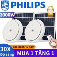 Đèn Ốp Trần Năng Lượng Mặt Trời, Loại Đèn Tích Điện Công Suất Cao 1000W Có Điều Khiển Từ Xa