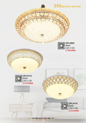 Đèn ốp trần OPL.H603