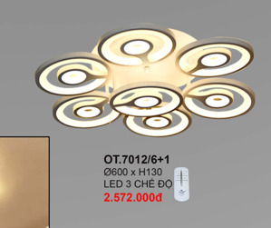 Đèn ốp trần OT7012/6+1