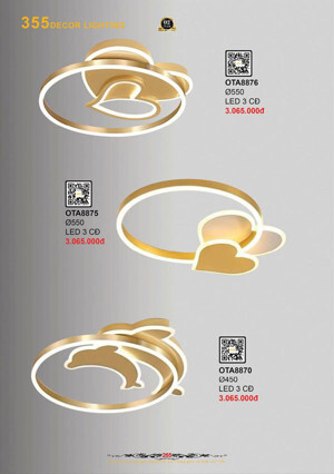 Đèn ốp trần OTA8870
