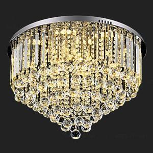 Đèn ốp trần pha lê cao cấp hiện đại hình tròn 9155-800