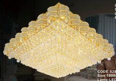 Đèn ốp trần pha lê cao cấp trang trí phòng khách, phòng ngủ 8283/1000
