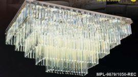 Đèn ốp trần pha lê cao cấp trang trí phòng khách, phòng ngủ 9879-1050