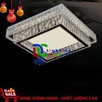 Đèn ốp trần pha lê OFL-1002/600F chính hãng trang trí shop mỹ phẩm, phòng tiệc