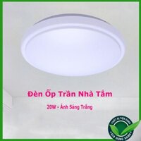 Đèn ốp trần tròn nhà tắm 20w - Ánh sáng Trắng Chống Nước Chống Ẩm Cực Tốt