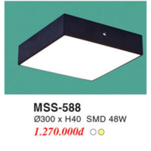 Đèn ốp trần vuông siêu sáng MSS-588