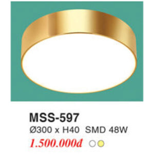 Đèn ốp trần vuông siêu sáng MSS-597