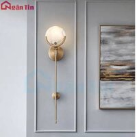 Đèn ốp tường đá trang trí phòng khách phòng ngủ cầu thang cao cấp 12W Led 3 chế độ màu VK101 Ngân Tin