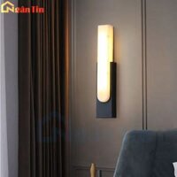 Đèn ốp tường đá trang trí phòng khách phòng ngủ cầu thang Led 3 chế độ màu 220V VK93 Ngân Tin