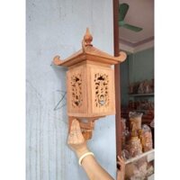 Đèn ốp tường gỗ hương ta cao cấp
