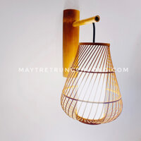 Đèn ốp tường mây tre 07