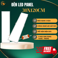 Đèn Panel Âm Trần 100W, LED PANEL 30x120cm, Đèn thả trần, Bảo hành 3 năm