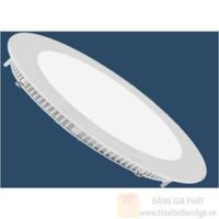 Đèn Panel âm trần led 6W, Ø120*H15mm, khoét lỗ Ø110mm, ánh sáng trắng & vàng
