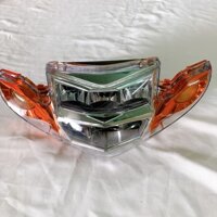 Đèn pha 2 tầng xe sirius 110/50  -chóa đèn trước xe sirius helo siêu sáng