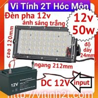 Đèn pha 50w dc 12v acquy