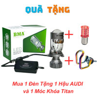 Đèn Pha Bi Cầu BMA - M01H 40W Sáng Trắng Có Đường Cắt Chống Chói Lắp Xe Máy, Ô Tô 12,24V Điện Bình