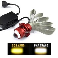 Đèn Pha Bi Cầu Ruby Hàng Cao Cấp Cos Vàng , Pha Trắng [ 1 Chiếc ]