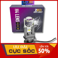 Đèn Pha Bi Cầu xe gắn máy moto V9 Zed Light 60W/H4/12.24V/DC chống nắng Siêu Sáng Siêu Bền Lắp Zin BH hai năm [MeTro]