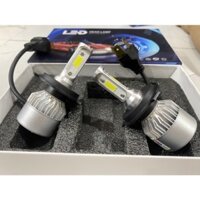 Đèn Pha C6 3 Tim Led Chân H4 Gắn Xe Máy Lắp Vừa  Chân Zin