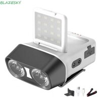 Đèn pha cảm biến BLAZESKY, Đèn kẹp mũ LED di động siêu sáng, Chống nước linh hoạt 5 chế độ ánh sáng vô cấp có thể điều chỉnh độ sáng Đèn cắm trại cắm trại