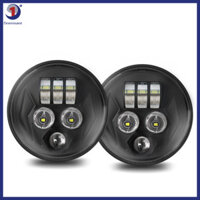 Đèn pha chiếu LED tròn thống trị, Đèn pha xe máy LED 5,75 inch, Đèn LED điểm xe máy chống nước IP67, Đèn nhôm đúc cho xe máy