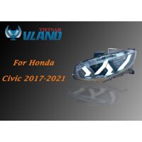 Đèn pha cho Honda Civic 2017-2019 mẫu Lampor (1 bộ 2 cái)