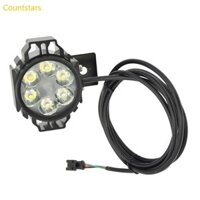 Đèn pha còi xe đạp điện COU Vỏ nhôm 36V-48V Đèn trước xe tay ga điện