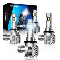 Đèn Pha, Cos LED Ô Tô Xe Hơi Siêu Sáng Cao Cấp NovSight N62 Ultra Series 22.000LM 6500K Chân H4 H7 H11 9005 9006