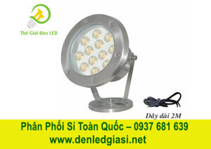 Đèn pha dưới nước HB 12W - Vàng